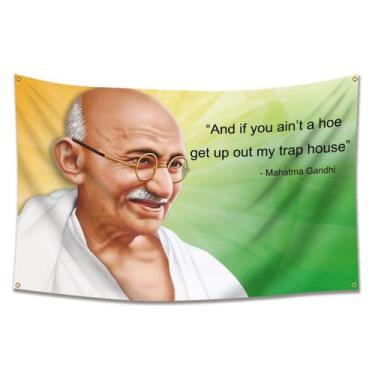 Imagem de Bandeira e se você é um homem se levanta, sai das minhas armadilhas, c