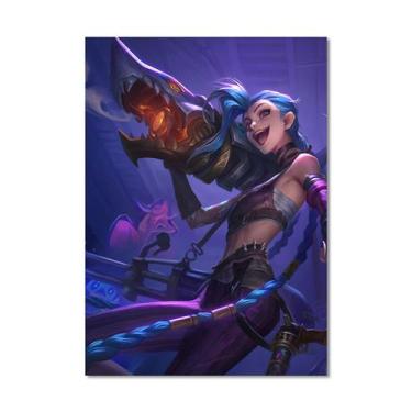 Imagem de Pôster de pintura de parede em tela Arcanes Jinxs Anime 40x60cm - yiwe