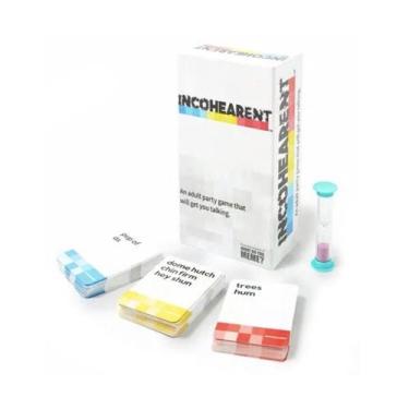 Imagem de Jogo de cartas Incohearents Fun Family para adultos, adolescentes e cr