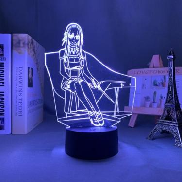 Imagem de Luz noturna LED 3D Espia a mudança de cor da família Yors Forgers - Yi