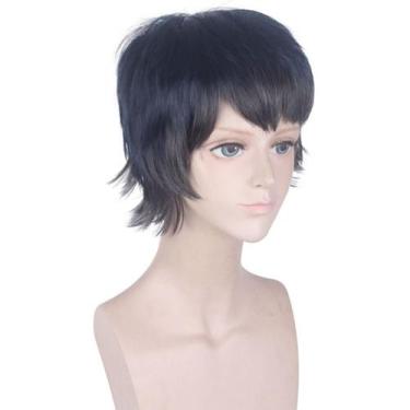 Imagem de Peruca de cosplay Arknights Flamebringer para cabelo sintético 28cm - 