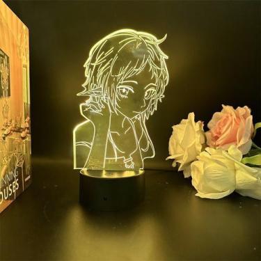 Imagem de Luz noturna Sevens Deadly Sins Silvias 3D com mudança de cor - yiweisa