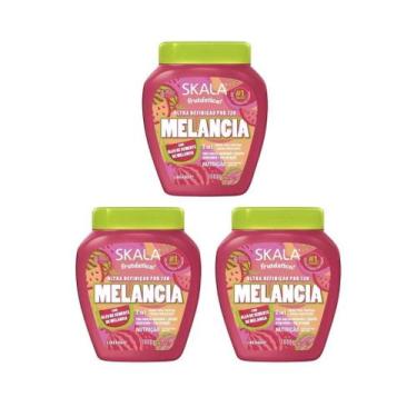 Imagem de Creme Skala 1Kg 2 X 1 Pentear E Hidratar Melancia -Kit C/3Un