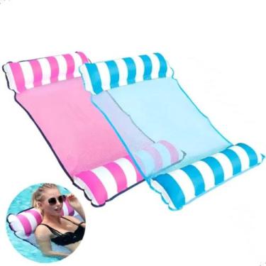 Imagem de Boia Rede Piscina Cama Flutuante Deitado Reclinável Inflável - Genéric