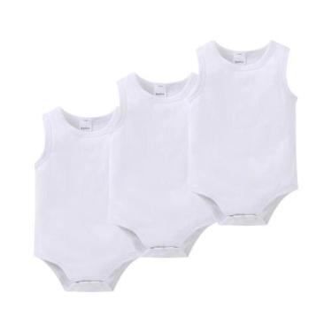 Imagem de Body De Algodão Para Bebê Recém-Nascido, Design De Colete, 100% Algodã