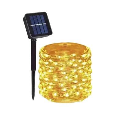 Imagem de Luzes De Fada LED Solares À Prova d'Água Para Exterior, Cordão De 7M, 