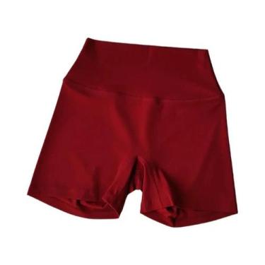 Imagem de Conjunto De Yoga Feminino Com Top Halter E Shorts Sem Costura De Cintu