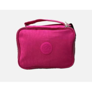 Imagem de Estojo De Alça Nylon Grande Com 2 Divisórias - HX6453 - HXT, Rosa