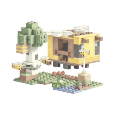 Imagem de Conjunto De Blocos De Montar 250 Peças MOC: Casas De Abelhas, Fazendas