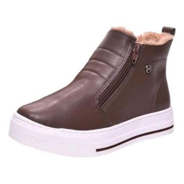 Imagem de Bota Feminina Casual Conforto Moderna Fácil Calce Via Marte-Feminino