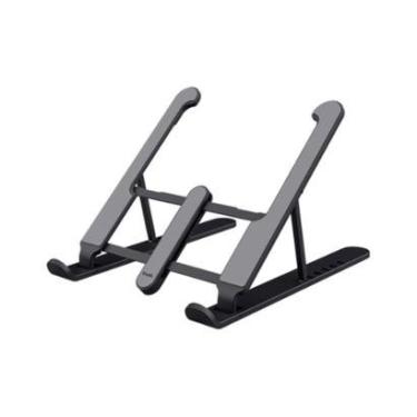 Imagem de Suporte para Notebook Trust Primo Dobrável, Antiderrapante, Ergonômico, Leve, Até 16", Cinza - 25379-Unissex