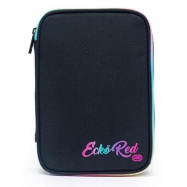 Imagem de Estojo Box Escolar Quadrado 100 Pens Ecko Espaçoso Reforçado-Feminino