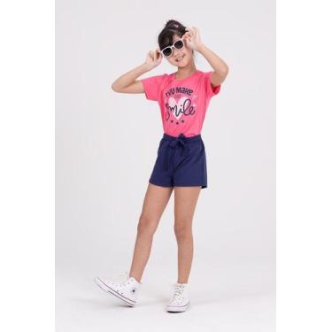Imagem de Conjunto Infantil Make Me Smile Pink - Vida Costeira Oficial, 3, Pink