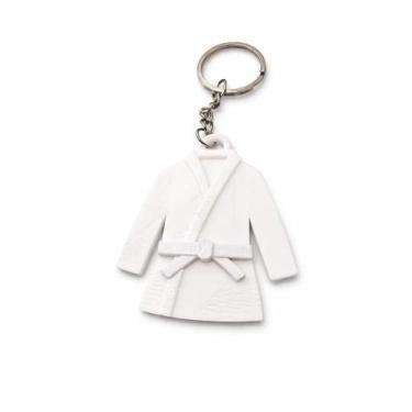 Imagem de Chaveiro kimono jiu jitsu faixa preta impressão 3d bjj artes marciais 