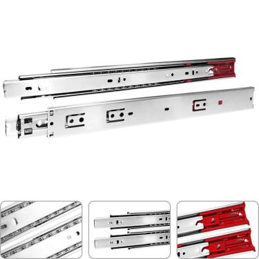 Imagem de Corrediça Inox 500 Com Amortecedor 2 Unidades Tradestar