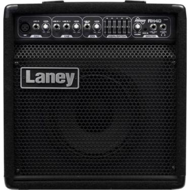 Imagem de Amplificador para Instrumentos AH40 com 3 Canais e Equalizador Gráfico 5 Bandas com Delay Digital Integrado Preto Laney