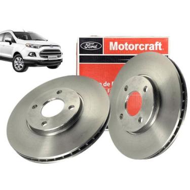 Imagem de Par Disco Freio Dianteiro Nova Ecosport 1.5 1.6 2.0 2013 2014 2015 201
