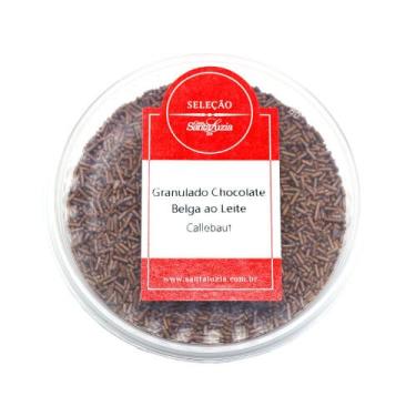 Imagem de Granulado Chocolate Belga ao Leite Callebaut Santa Luzia 200g