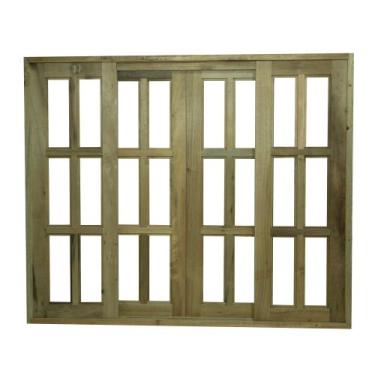 Imagem de Janela Vitro Quadriculada 100x120 cx10 - Vanin Portas e Janelas