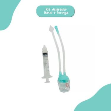 Imagem de Aspirador Nasal de Sucção com Seringa em Silicone para Bebês - PASSEAR