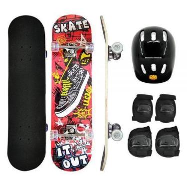 Imagem de Skate super radical tenis com acessórios - dm toys - DM TOYS 