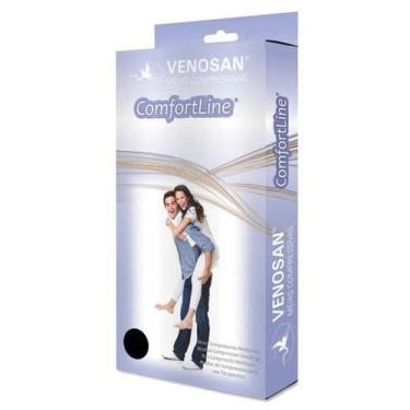 Imagem de Meia 7/8 Comfortline 20-30 G Curta PÉ Aberto Bege - Venosan