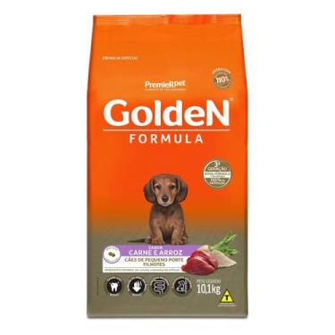 Imagem de Ração Golden Fórmula Cães Filhotes Minibits sabor Carne e Arroz 10,1 K