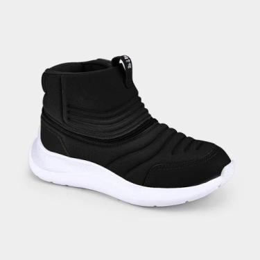 Imagem de Bota Infantil Inclusiva Menina Bibi Para Todos Preta 1177004, 32