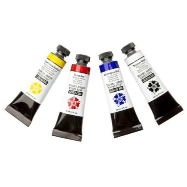 Imagem de Tinta Guache Daniel Smith Cores Primarias Kit C/ 4 Tubos de 15ml