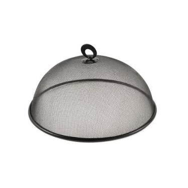 Imagem de Tela Protetora para Alimentos em Metal Preta  30cm e 35cm  Cosy, 35cm