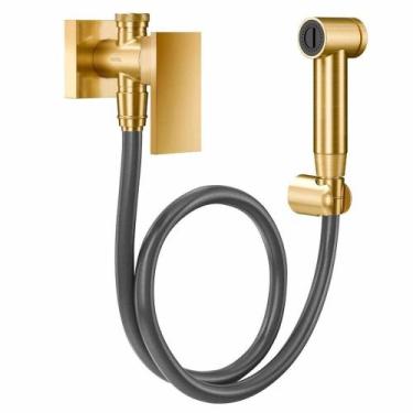 Imagem de Ducha Higiênica Registro New Edge Ouro Escovado Docol