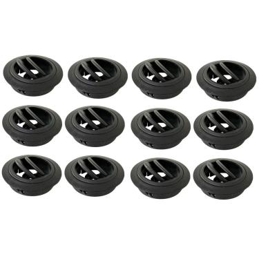 Imagem de 12 Difusor Ar Condicionado Universal Van Marticar 60mm Preto