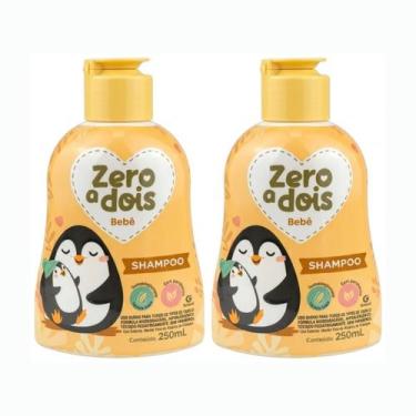Imagem de Kit 2 Shampoo Baby Bebê Suave Hipoalergênico Zero Dois 250ml - Zero a 