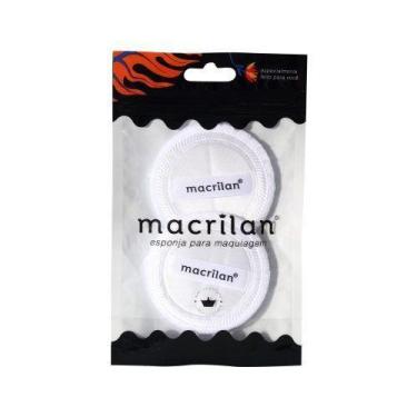 Imagem de Kit com 2 Esponjas redondas para maquiagem Macrilan