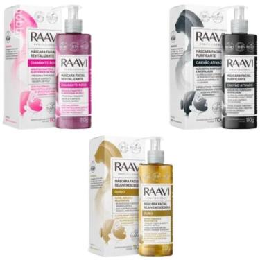 Imagem de Máscaras Faciais Revitaliza Rejuvenesce Purifica Raavi - DIAMANTE ROSA