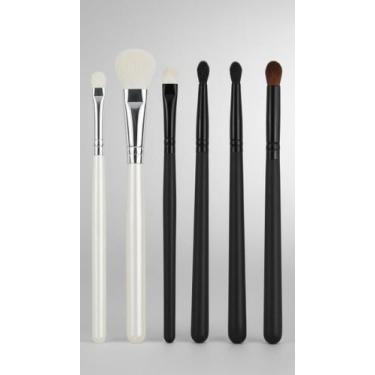 Imagem de Kit 6 Pincéis Maquiagem Profissional Cerdas Naturais - Congratulations