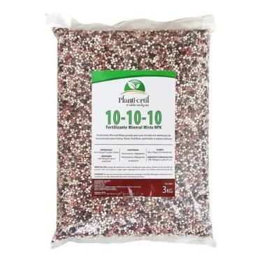 Imagem de Plantfertil Fertilizante Npk 10x10x10 Para Plantas E Flores - Congratu