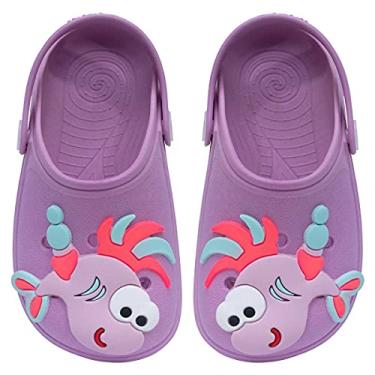 Imagem de Babuche Infantil Menina Peixe 12.30 (Lilás, 21/22)