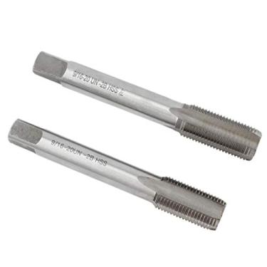 Imagem de SM SunniMix Pedal de bicicleta HSS rosca de aço para braços de manivela de bicicleta, kit de ferramentas de manutenção de bicicletas de ciclismo - prata esquerda direita