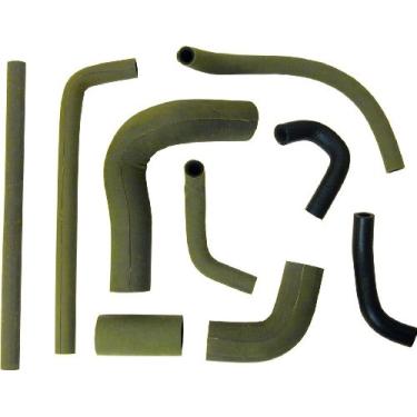 Imagem de URO Parts Kit de mangueira de resfriamento HK42G com 9 peças, cor verde original, kit com 9 peças