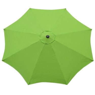 Imagem de Guarda-chuva Bellino Decor Substituição Verde Sálvia Forte e Grosso Cobertura para 9 pés 8 Caneladas Verde Sálvia (somente cobertura)