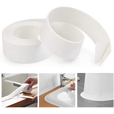 Imagem de Hlily Fita de Vedação Autoadesiva à Prova D'Água, Caulk Tape, Branco, 3 metros