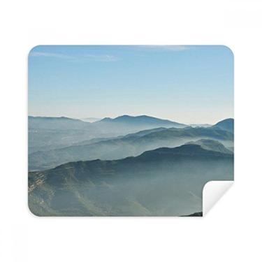 Imagem de Pano de limpeza de tela Sunshine Mountains Sky Fog Nature 2 peças de tecido de camurça