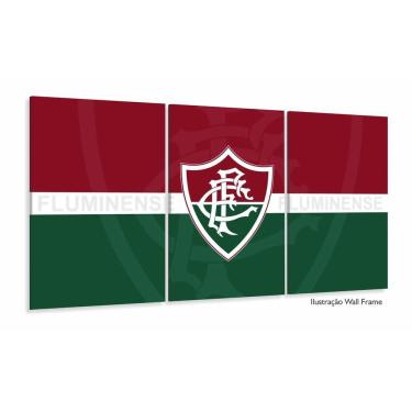 Imagem de Quadros Decorativos Fluminense 60x120 3 peças