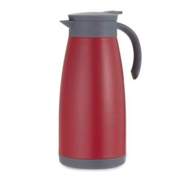 Imagem de Garrafa Térmica Parede Dupla Inox Vermelho 1,5L - Mimo Style