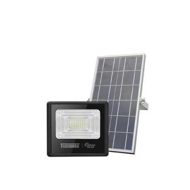 Imagem de Refletor Led Solar Tr Sun 25W Preto Luz Branco Frio 6500K Taschibra