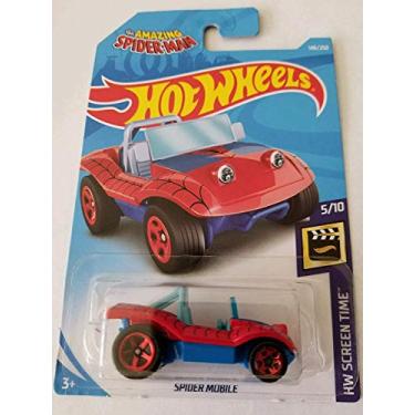 Imagem de Hot Wheels 2019 The Amazing Spider-Man Hw Screen Time: Spider-Mobile (Red/Blue)