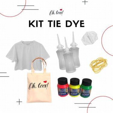 Imagem de Kit Tie Dye Camiseta Cropped Infantil - Oh, Tees!