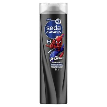 Imagem de Shampoo E Condicionador Seda Juntinhos Spider Man 2 Em 1 300ml - Unile