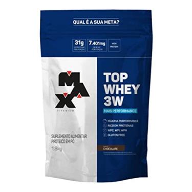 Imagem de Top Whey 3W (1, 8kg) - Sabor Chocolate, Max Titanium